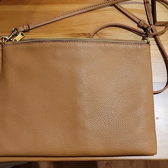 Real leather cross body handbag - Picture 2 of 3